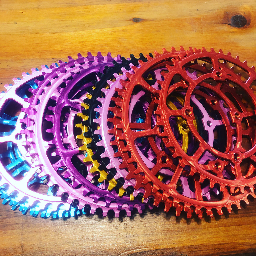 Custom Pre order for Colored Chain rings and stems going live in a short time