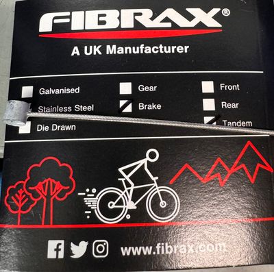 Fibrax Brake Inner Wire (Barrel Nipple)