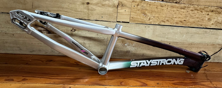*USED* STAYSTRONG FOR LIFE 2024 V5 RACE FRAME - GREY/CHAMELEON - CRUISER