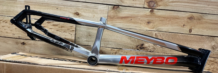 *USED* MEYBO 2025 HSX ALLOY BMX RACE FRAME - BLACK/RED/GREY - PRO 22