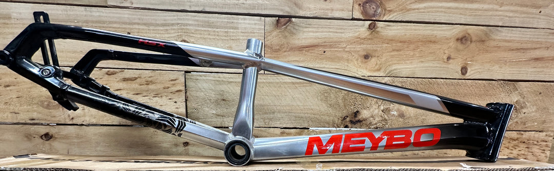 *USED* MEYBO 2025 HSX ALLOY BMX RACE FRAME - BLACK/RED/GREY - PRO 22