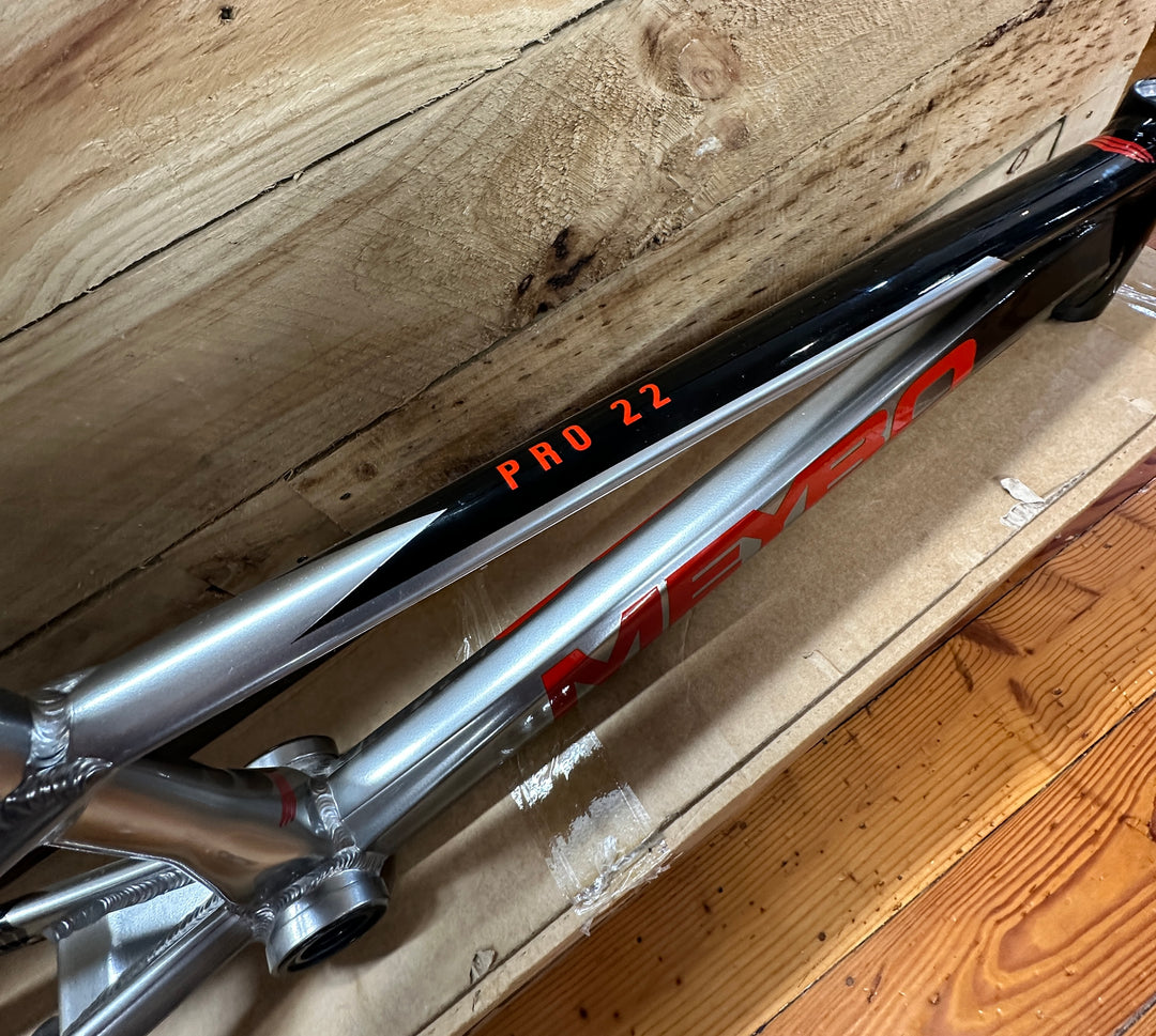 *USED* MEYBO 2025 HSX ALLOY BMX RACE FRAME - BLACK/RED/GREY - PRO 22