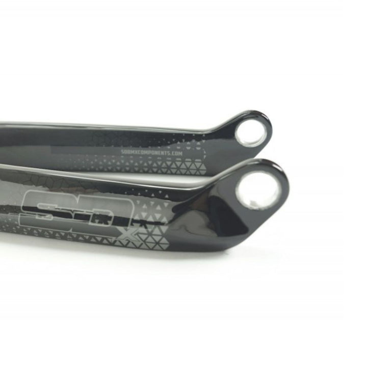 SD COMPONENTS CARBON V2 24" TAPERED 20MM GLOSSY BLACK FORK